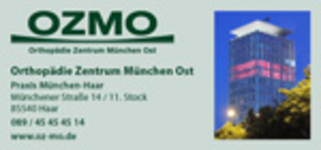 Neuer Sponsor: Orthopädie Zentrum München Ost
