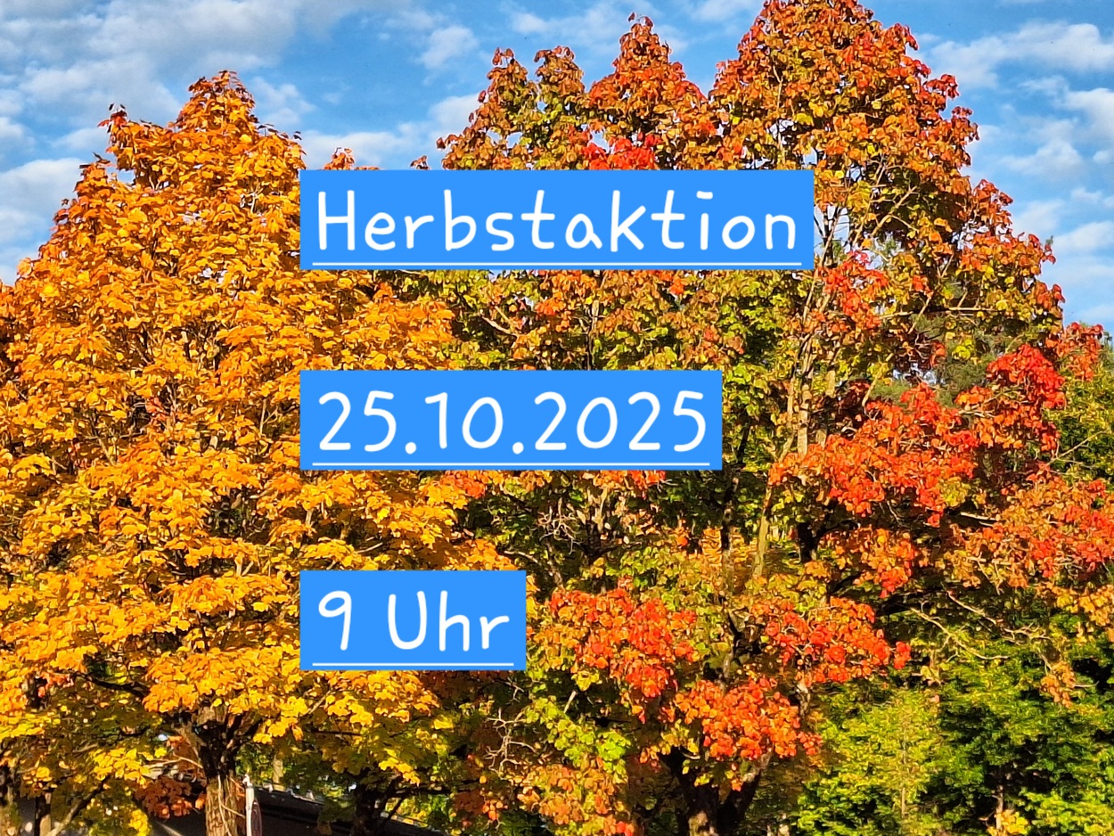 Trotz der nicht so tollen Wetteraussichten findet der Arbeitseinsatz morgen um 9 Uhr statt.